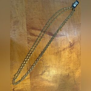 Monet Gold-Tone Long Chain Necklace